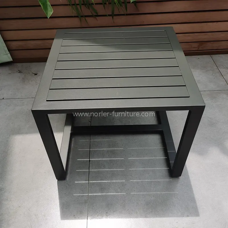 Outdoor Minimalist Handmade PE Rattan Aluminum Frame Sofa