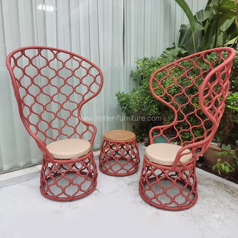 আধুনিক রানী বহিরঙ্গন দড়ি বোনা সোফা