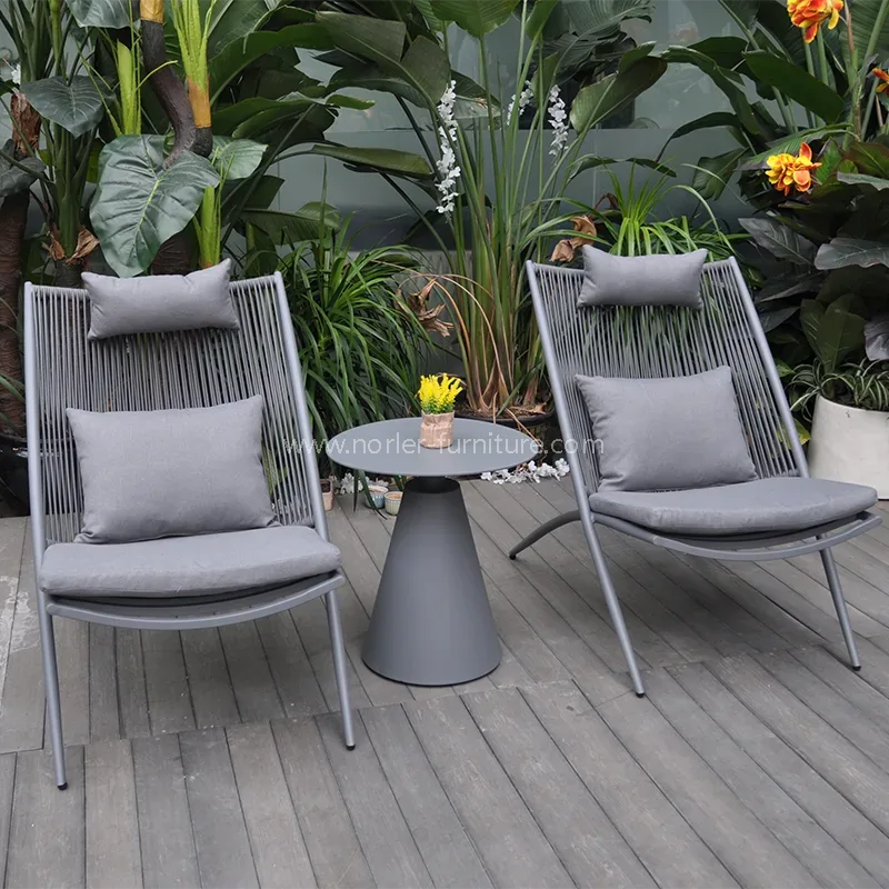 আধুনিক সহজ আউটডোর বোনা বারান্দা সেট আধুনিক সহজ আউটডোর বোনা বারান্দা সেট