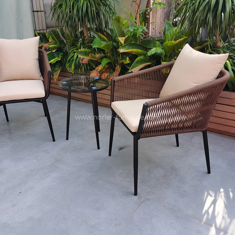 বহিরঙ্গন আবহাওয়া-প্রতিরোধী উঠোন অ্যালুমিনিয়াম বারান্দা সেট বহিরঙ্গন আবহাওয়া-প্রতিরোধী উঠোন অ্যালুমিনিয়াম বারান্দা সেট